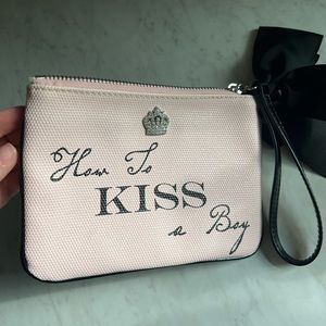 my flat in london wristlet Brighton tea How To Kiss a Boy in light pink